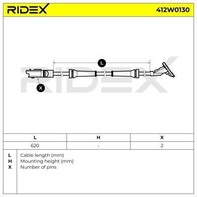 ABS Sensor RIDEX 412W0130 412W0130 - photo 5