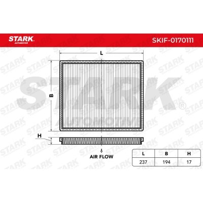 Cabin Air Filter Stark SKIF-0170111 SKIF-0170111 - photo 2