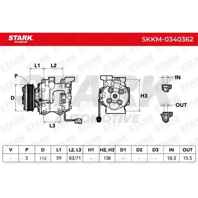 AC Сompressor SKKM-0340362 - photo 7