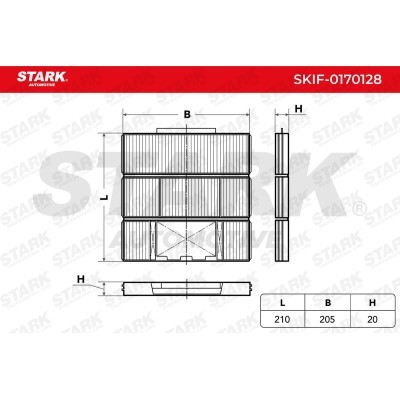 Cabin Air Filter Stark SKIF-0170128 SKIF-0170128 - photo 6