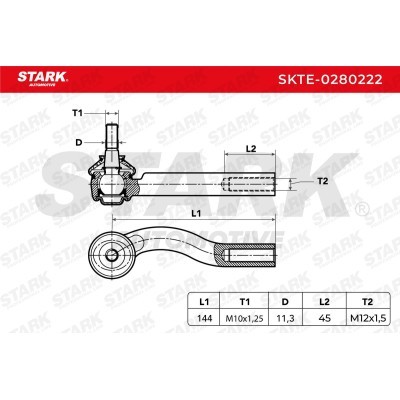 Tie Rod End Stark SKTE-0280222 SKTE-0280222 - photo 6