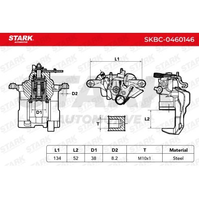 Brake Caliper Stark SKBC-0460146 SKBC-0460146 - photo 4