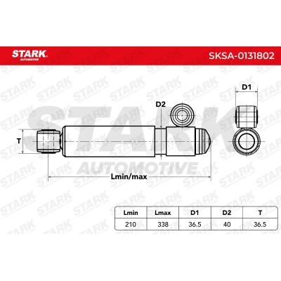 Shock Absorber Stark SKSA-0131802 SKSA-0131802 - photo 3