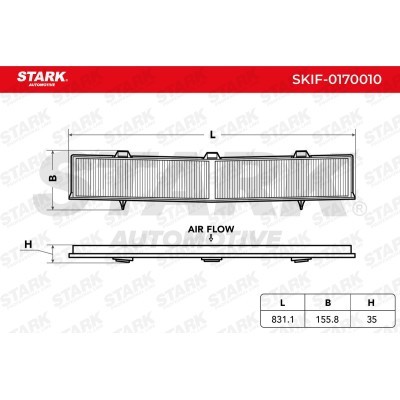 Cabin Air Filter Stark SKIF-0170010 SKIF-0170010 - photo 2