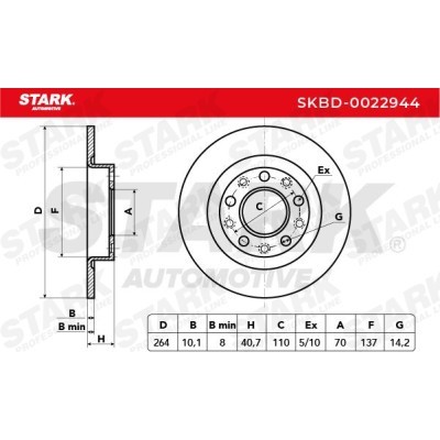 Brake Disc Stark SKBD-0022944 SKBD-0022944 - photo 5