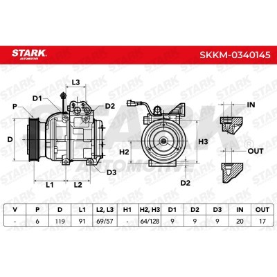 Compressor, Air Conditioning SKKM-0340145 - photo 6