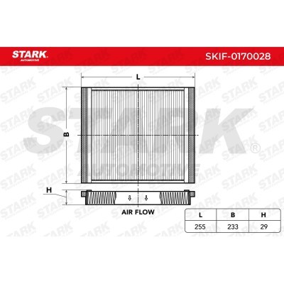 Cabin Air Filter Stark SKIF-0170028 SKIF-0170028 - photo 4