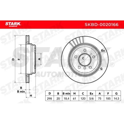 Brake Disc Stark SKBD-0020166 SKBD-0020166 - photo 6