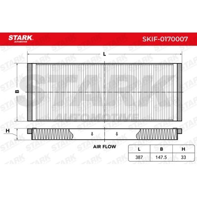 Cabin Air Filter Stark SKIF-0170007 SKIF-0170007 - photo 5