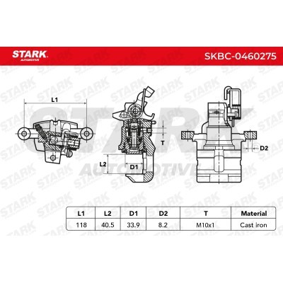 Brake Caliper Stark SKBC-0460275 SKBC-0460275 - photo 5
