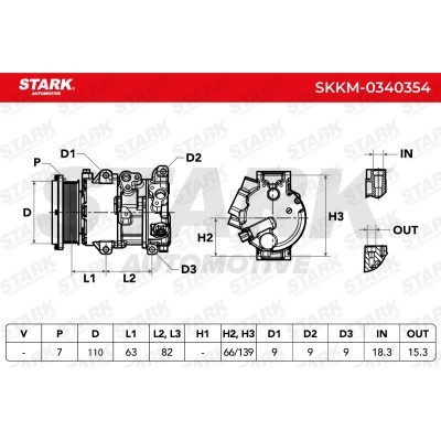Compressor, Air Conditioning SKKM-0340354 - photo 8