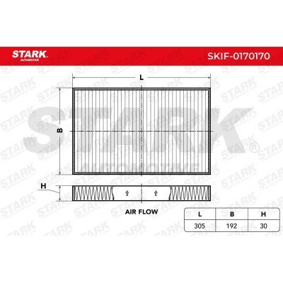 Cabin Air Filter Stark SKIF-0170170 SKIF-0170170 - photo 2