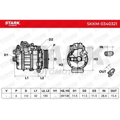 Compressor, Air Conditioning SKKM-0340321 - photo 7