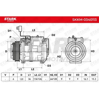 Compressor, Air Conditioning SKKM-0340113 - photo 8
