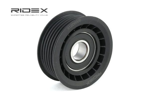 V-Ribbed Belt Deflection Guide Pulley RIDEX 312D0006 312D0006 - photo 1