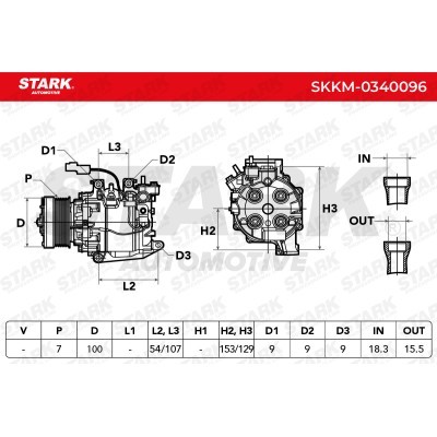 Compressor, Air Conditioning SKKM-0340096 - photo 6