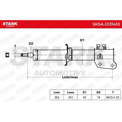Shock Absorber Stark SKSA-0131410 SKSA-0131410 - photo 3