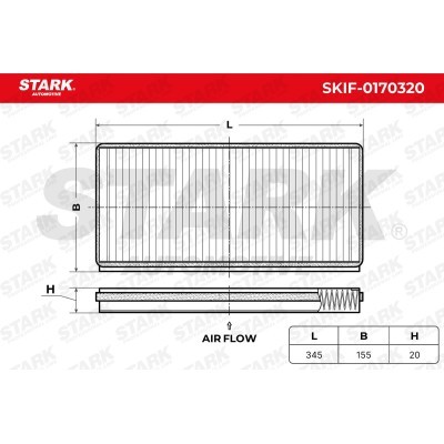 Cabin Air Filter Stark SKIF-0170320 SKIF-0170320 - photo 6