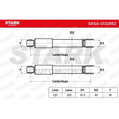 Shock Absorber Stark SKSA-0132952 SKSA-0132952 - photo 8