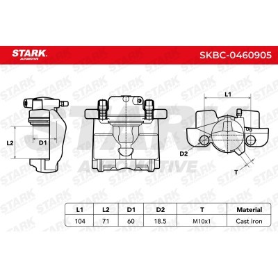 Brake Caliper Stark SKBC-0460905 SKBC-0460905 - photo 6