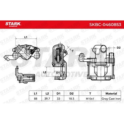 Brake Caliper Stark SKBC-0460853 SKBC-0460853 - photo 6