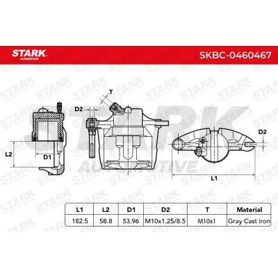 Brake Caliper Stark SKBC-0460467 SKBC-0460467 - photo 5