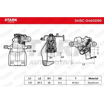 Brake Caliper Stark SKBC-0460099 SKBC-0460099 - photo 6