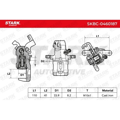 Brake Caliper Stark SKBC-0460187 SKBC-0460187 - photo 7