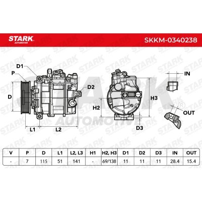Compressor, Air Conditioning SKKM-0340238 - photo 5