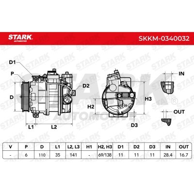Compressor, Air Conditioning SKKM-0340032 - photo 9