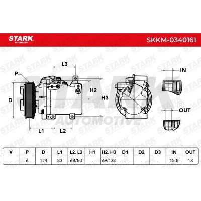 Compressor, Air Conditioning SKKM-0340161 - photo 12