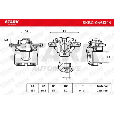 Brake Caliper Stark SKBC-0461344 SKBC-0461344 - photo 6