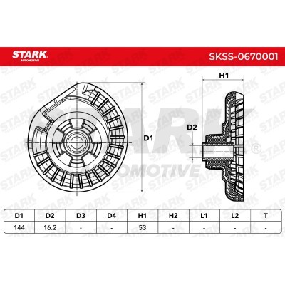 Strut Support Bearing Front Stark SKSS-0670001 SKSS-0670001 - photo 5