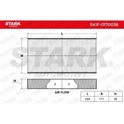 Cabin Air Filter Stark SKIF-0170036 SKIF-0170036 - photo 2