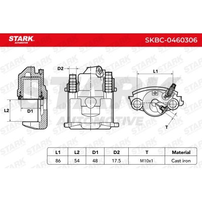 Brake Caliper Stark SKBC-0460306 SKBC-0460306 - photo 4