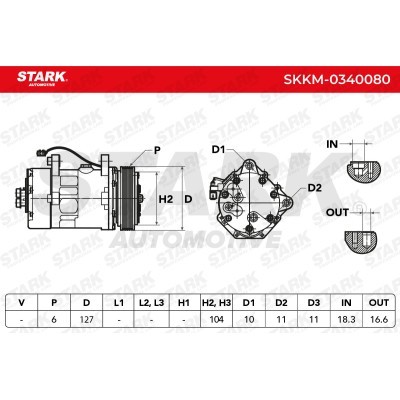 Compressor, Air Conditioning SKKM-0340080 - photo 7