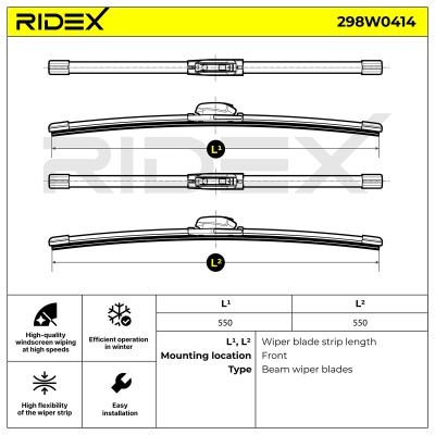 Wiper Blade RIDEX 298W0414 298W0414 - photo 6