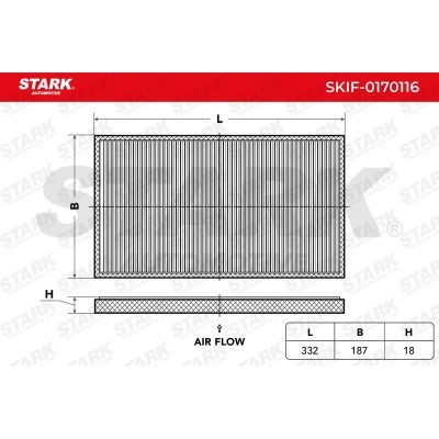 Cabin Air Filter Stark SKIF-0170116 SKIF-0170116 - photo 3