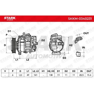 Compressor, Air Conditioning SKKM-0340231 - photo 5