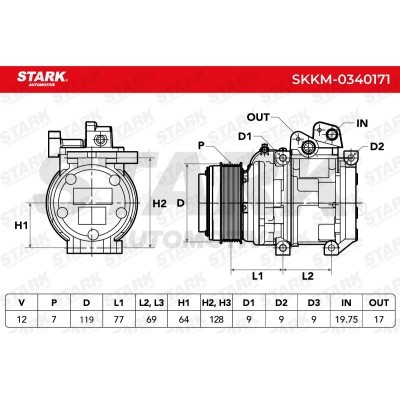 Compressor, Air Conditioning SKKM-0340171 - photo 6