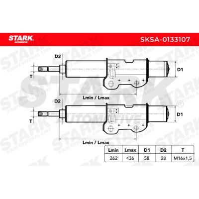 Shock Absorber Stark SKSA-0133107 SKSA-0133107 - photo 5