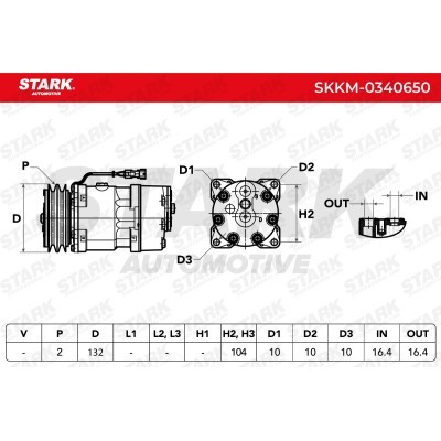 Compressor, Air Conditioning SKKM-0340650 - photo 5