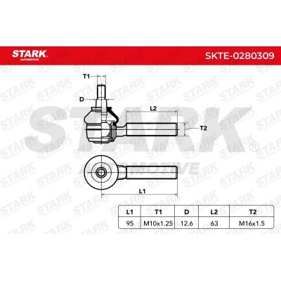 Tie Rod End Stark SKTE-0280309 SKTE-0280309 - photo 5