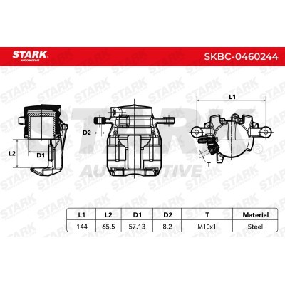 Brake Caliper Stark SKBC-0460244 SKBC-0460244 - photo 5