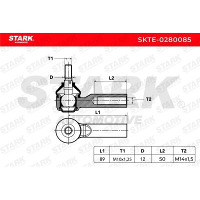 Tie Rod End Stark SKTE-0280085 SKTE-0280085 - photo 3
