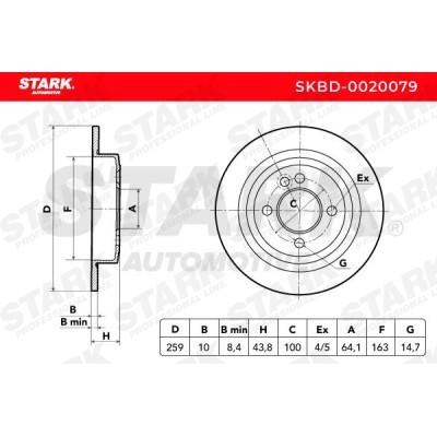 Brake Disc Stark SKBD-0020079 SKBD-0020079 - photo 9