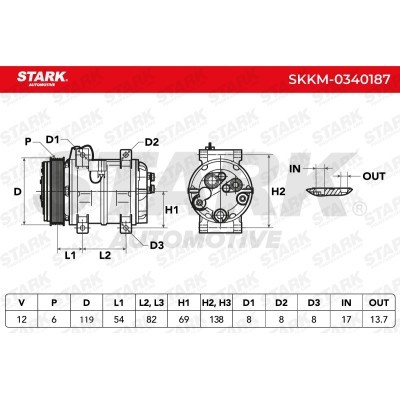 Compressor, Air Conditioning SKKM-0340187 - photo 5