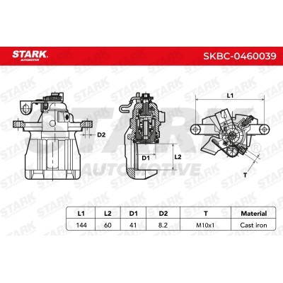 Brake Caliper Stark SKBC-0460039 SKBC-0460039 - photo 4