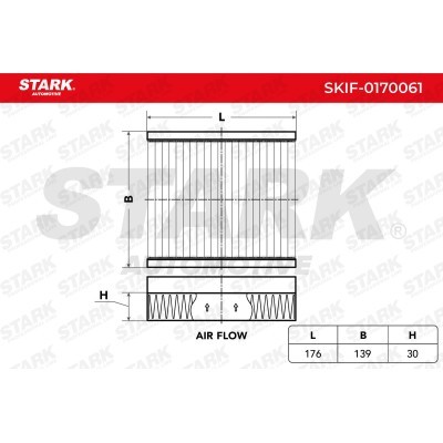 Cabin Air Filter Stark SKIF-0170061 SKIF-0170061 - photo 1