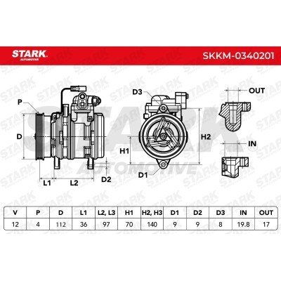 Compressor, Air Conditioning SKKM-0340201 - photo 7
